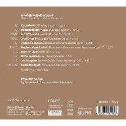 Un kaléidoscope polonais, vol.4 Mikuli Lessel Elsner Weinert Ravel Piano Duo