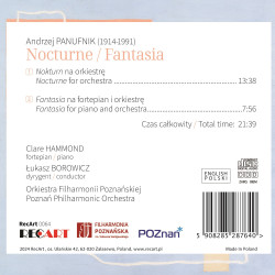 Andrzej Panufnik (1914-1991) Nocturne & Fantasia Clare hammond