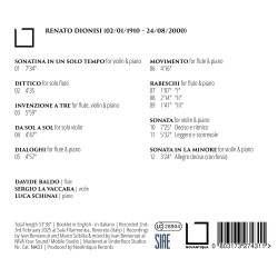 Renatao DIONISI Musique de chambre