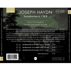 Joseph Haydn Symphonies Harry Christophers