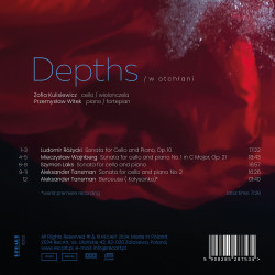 Różycki Weinberg Laks Tansman Depths Zofia Kulisiewicz violoncelle Przemysław Witek piano