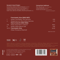 Franciszek Lilius,Marco Sacchi Missa Sancta Szczecin Vocal Project & Consortium Sedinum
