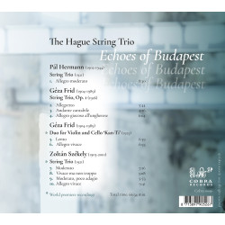 Echoes of Budapest Hermann, Szekely, Frid The Hague String Trio