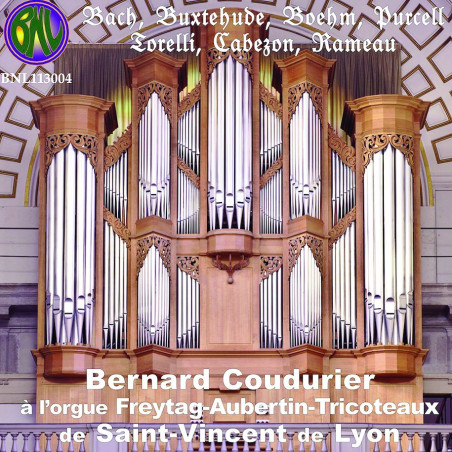 Bernard Coudurier   A l’orgue Freytag-Aubertin-Tricoteaux de Saint-Vincent de Lyon