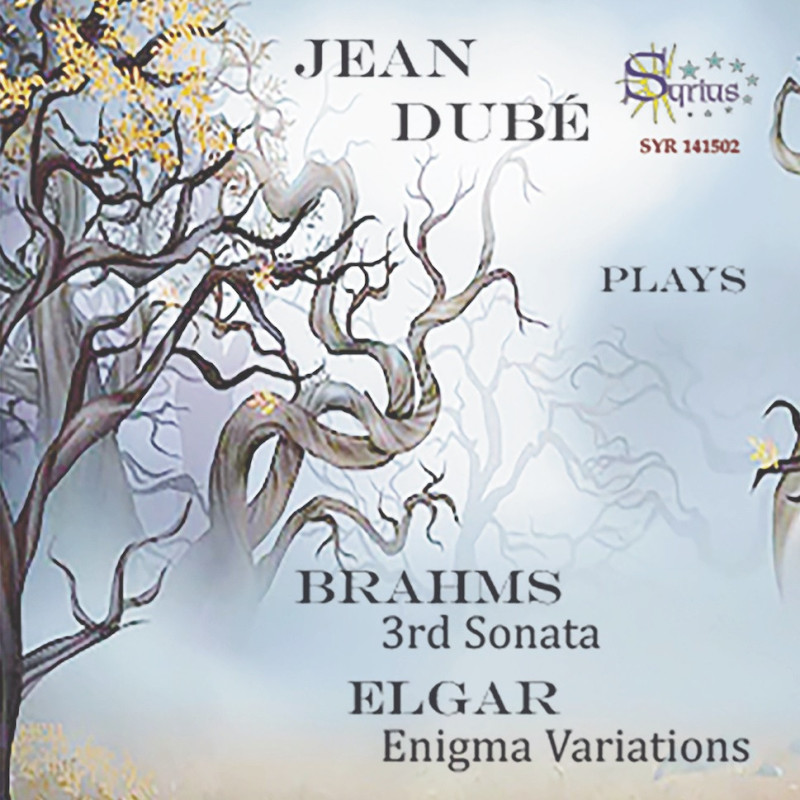 Johannes Brahms Sonate n°3 Edward Elgar Variations Enigma Jean Dubé