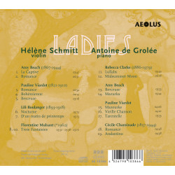 Ladies Viardot Chaminade Beach Clarke Boulanger, Mulsant Hélène Schmitt Antoine de Grolée