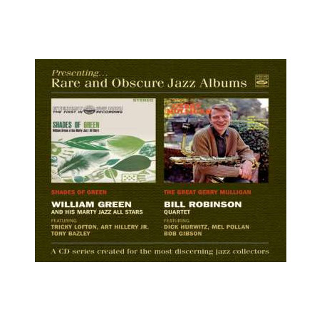 WILLIAM GREEN/BILL ROBINSON Quartet Shades Of Green/The Great Gerry Mulligan