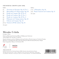 Fréédric Chopin Mitsuko Uchida 1970