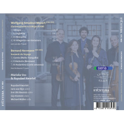 Mozart Herrmann Souvenir du voyage quintettes pour clarinette  Marieke Vos Ruysdael Kwartet