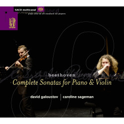 Beethoven Intégrale des Sonates pour violon et piano David Galoustov Caroline Sageman