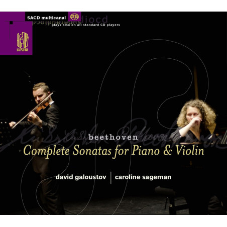 Beethoven Intégrale des Sonates pour violon et piano David Galoustov Caroline Sageman