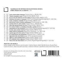 La Sirena 1530 Le 1er Livre de madrigaux Prattica di Musica Andrea Gavagnin