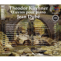 Théodor Kirchner  Œuvres pour piano Jean Dubé