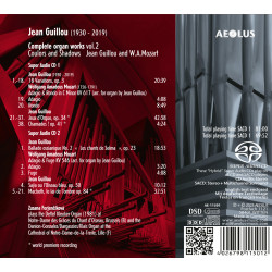 Jean Guillou, Mozart Oeuvres d’orgue, vol.2 Zuzana Ferjenčíková