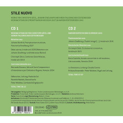 Stile Nuovo Musique de Noël et Vêpres Christoph Sätzl, Johann Stadlmayr Peter Waldner La Venexiana