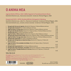O anima mea Motets et musique instrumentale de Georg Arnold et Ingenuin Molitor