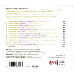 Ingenium Molitor Motets Innsbruck 1668