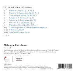 Frédéric Chopin Mihaela Ursuleasa 2000