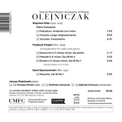 Janusz Olejniczak  Live at the Chopin University of Music