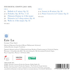 Frédéric Chopin Eric Lu 2025