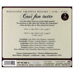 W.A Mozart Cosi fan tutte Karl Böhm