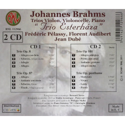Johannes Brahms Les Trios avec piano Trio Esterháza