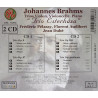 Johannes Brahms Les Trios avec piano Trio Esterháza