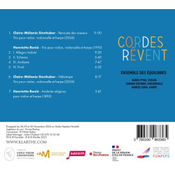 Renié Sinnhuber Cordes rêves Ensemble des Equilibres