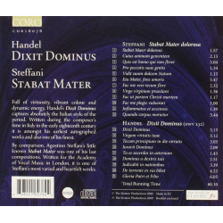 Haendel Dixit Dominus Steffani Stabat Mater