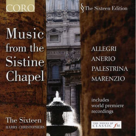 Musique à la Chapelle Sixtine Allegri Anerio Palestrina Marenzio The Sixeen
