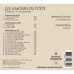 Schumann pour clarinette et piano Romain Guyot, clarinette Chloe Mun piano