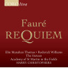 Fauré Requiem Mozart Vesperae Solennes de Confessore Ave Verum Harry Christophers