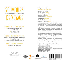 Souvenirs de voyage Bernstein, Bernstein, Copland Philippe Berro