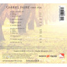 Gabriel Fauré  Œuvres pour violoncelle et piano Damien Ventula Nicolas Bringuier
