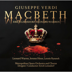 Giuseppe Verdi Macbeth Leonard Warren Erich Leinsdorf