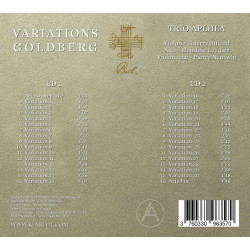 J.S. Bach Les Variations Goldberg Trio Alpha