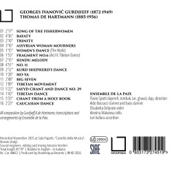 Georges Gurdjieff East West Crossing Ensemble de la Paix  Flavio Spotti