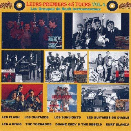 Leurs premiers 45 tours, vol.4 Les groupes de rock instrumentaux