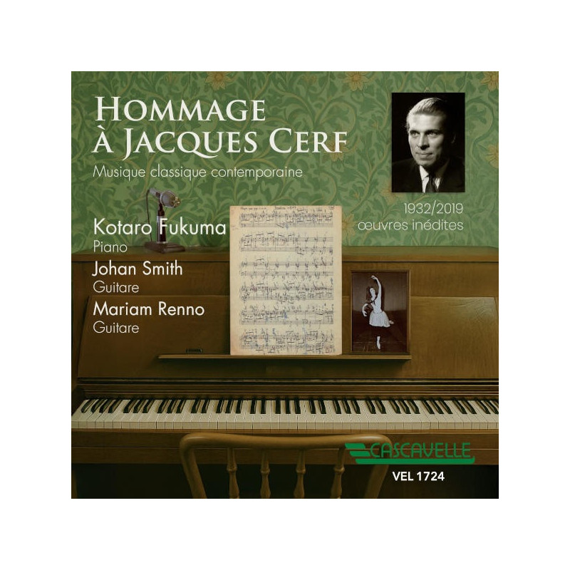 Hommage à Jacques Cerf Kotaro Fukuma Johan Smith Mariam Renno Marie-Laure de Beausacq