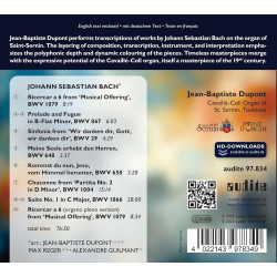Bach  Arrangements et Transcriptions Jean-Baptiste Dupont