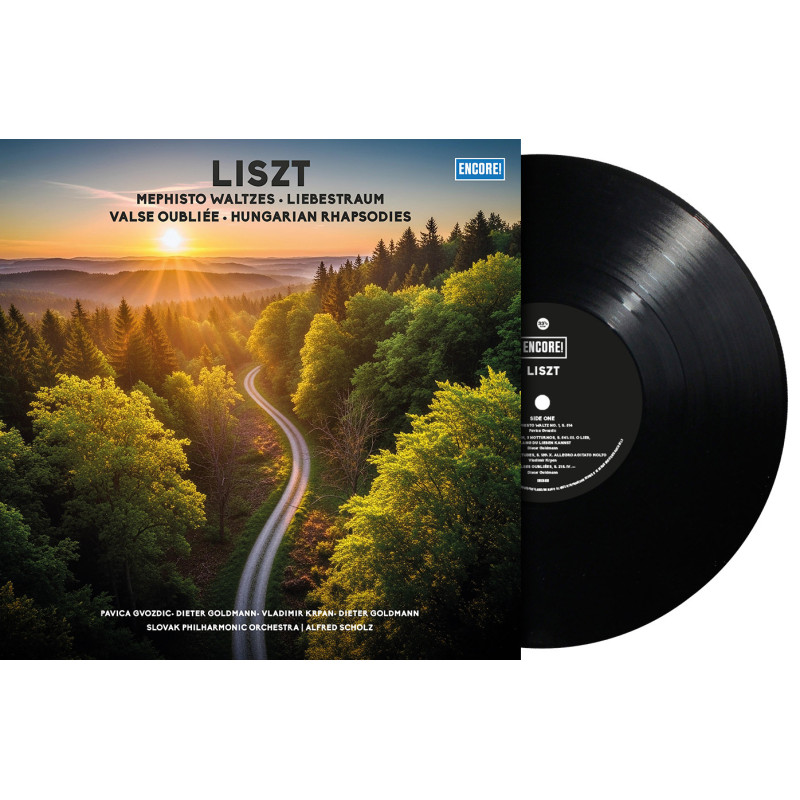 Franz Liszt Mephisto Waltes Liebestraum Valse oubliée Rhapsodies hongroises (vinyle)