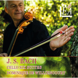BACH  Intégrale des Suites pour violoncelle Dominique de Williencourt
