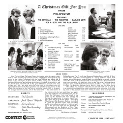 Verso des vinyles de Noël