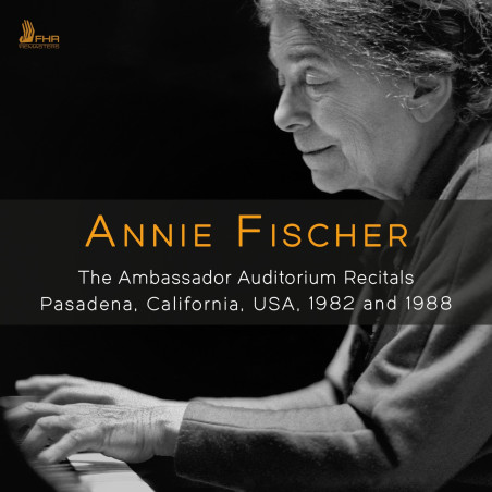 Annie Fischer The Ambassador Auditorium Recitals Pasadenas California, USA, 1982 & 1988