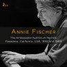 Annie Fischer The Ambassador Auditorium Recitals Pasadenas California, USA, 1982 & 1988